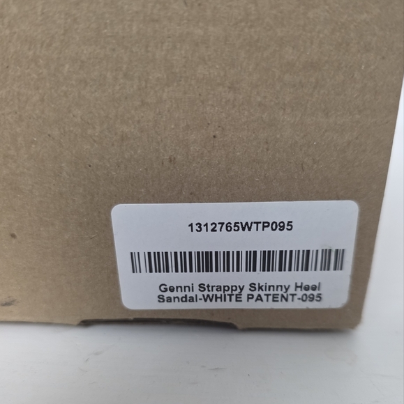 Reformation Genni Strappy Skinny Heel Patent Leather Sandal Size 9.5 - Picture 9 of 11